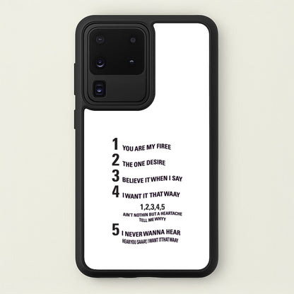 I Want It That Way - B99  - Brooklyn nine nine Phone Case for Galaxy S20 Ultra