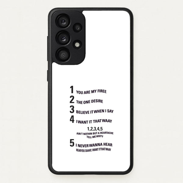 I Want It That Way - Brooklyn Nine-Nine  - Brooklyn nine nine Phone Case for Galaxy A53