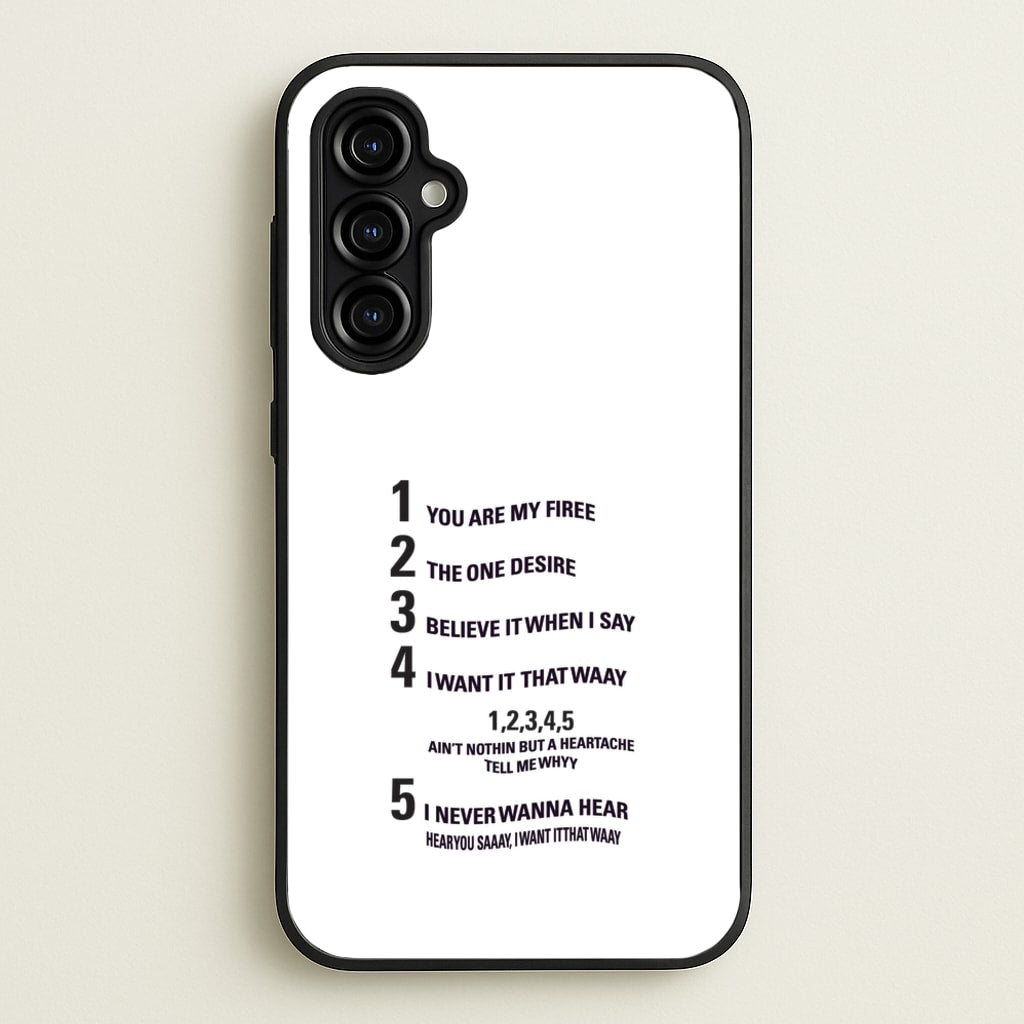 I Want It That Way - Brooklyn Nine-Nine  - Brooklyn nine nine Phone Case for Galaxy A54