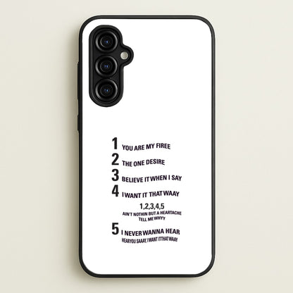 I Want It That Way - Brooklyn Nine-Nine  - Brooklyn nine nine Phone Case for Galaxy A54