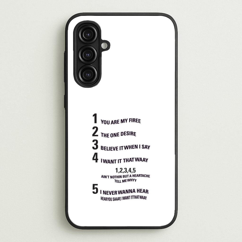 I Want It That Way - Brooklyn Nine-Nine  - Brooklyn nine nine Phone Case for Galaxy A16