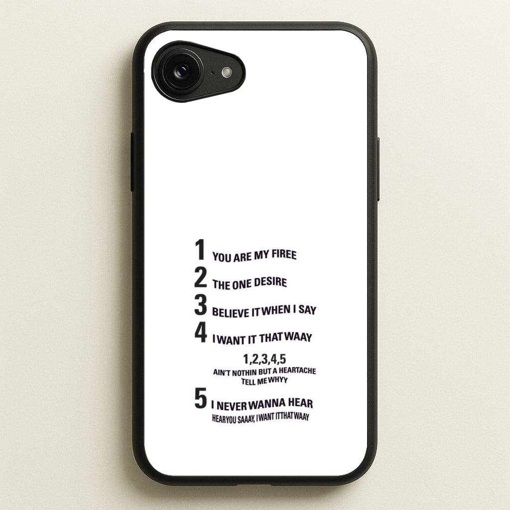 I Want It That Way - Brooklyn Nine-Nine  - Brooklyn nine nine Phone Case for iPhone 16e