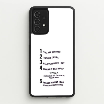 I Want It That Way - Brooklyn Nine-Nine  - Brooklyn nine nine Phone Case for Galaxy A52 / A52s