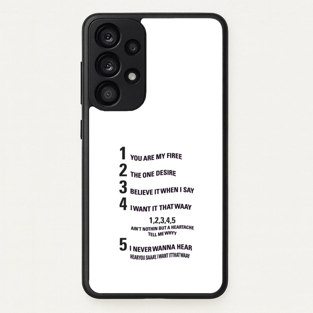 I Want It That Way - Brooklyn Nine-Nine  - Brooklyn nine nine Phone Case for Galaxy A33
