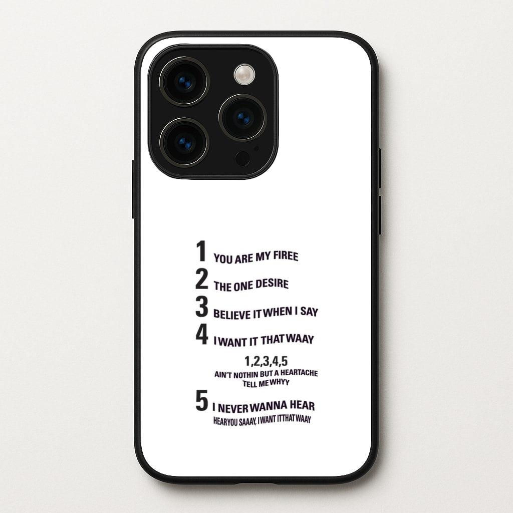 I Want It That Way - Brooklyn Nine-Nine  - Brooklyn nine nine Phone Case for iPhone 15 Pro Max