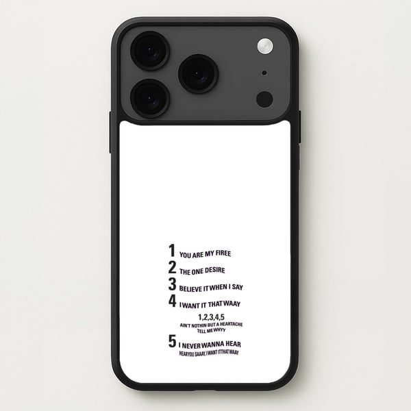 I Want It That Way - B99 Phone Case for iPhone 17 Pro