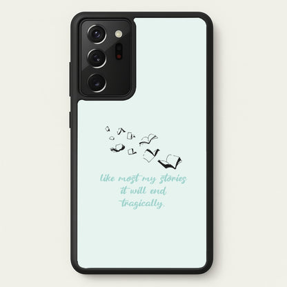 Like Most My Stories  - BookTok Phone Case for Galaxy Note 20 Ultra