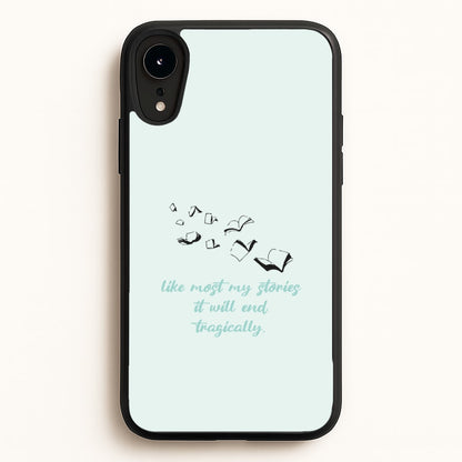 Like Most My Stories  - BookTok Phone Case for iPhone XR