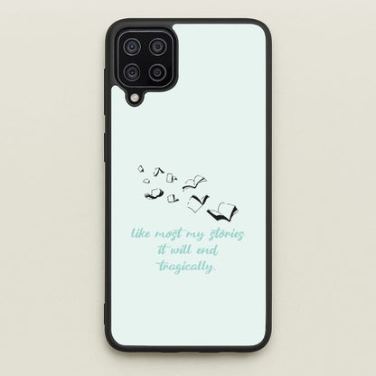 Like Most My Stories  - BookTok Phone Case for Galaxy A12