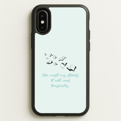 Like Most My Stories  - BookTok Phone Case for iPhone X / XS