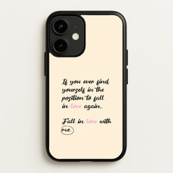 Fall In Love With Me  - BookTok Phone Case for iPhone 12 Mini