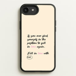 Fall In Love With Me  - BookTok Phone Case for iPhone 6 Plus / 7 Plus / 8 Plus