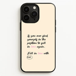 Fall In Love With Me  - BookTok Phone Case for iPhone 11 Pro