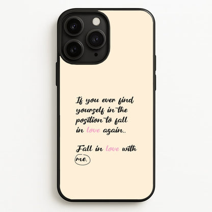 Fall In Love With Me  - BookTok Phone Case for iPhone 11 Pro