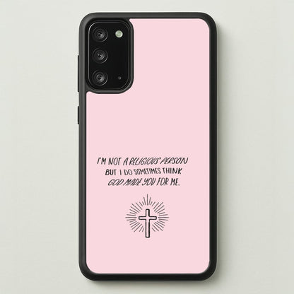 I'm Not A Religious Person  - BookTok Phone Case for Galaxy Note 20