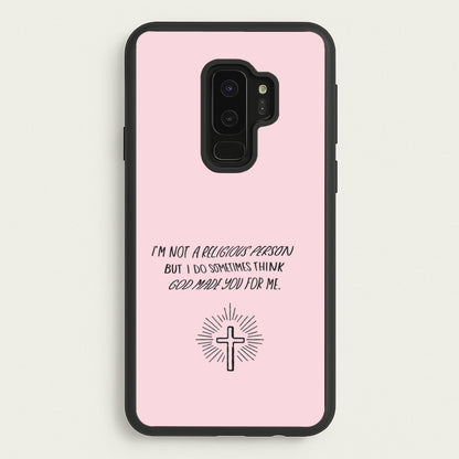 I'm Not A Religious Person  - BookTok Phone Case for Galaxy S9 Plus