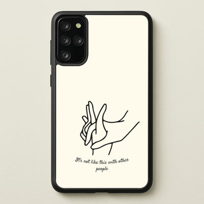It's Not Like This With Other People  - BookTok Phone Case for Galaxy S20 Plus