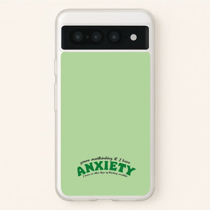 You're Overthinking It  - BookTok Phone Case for Google Pixel 7 Pro