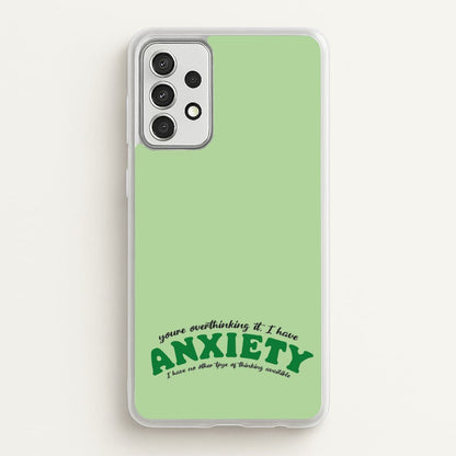 You're Overthinking It  - BookTok Phone Case for Galaxy A52 / A52s