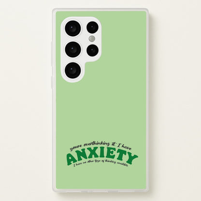 You're Overthinking It  - BookTok Phone Case for Galaxy S24 Ultra