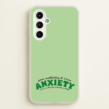 You're Overthinking It  - BookTok Phone Case for Galaxy A54