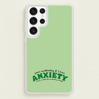 You're Overthinking It  - BookTok Phone Case for Galaxy S22 Ultra