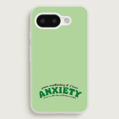 You're Overthinking It  - BookTok Phone Case for Google Pixel 9a