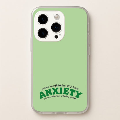 You're Overthinking It  - BookTok Phone Case for iPhone 14 Pro