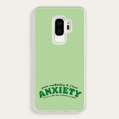 You're Overthinking It  - BookTok Phone Case for Galaxy S9 Plus