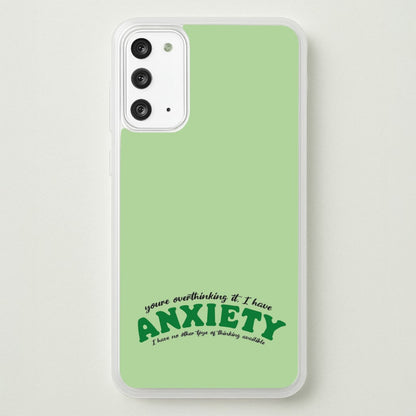 You're Overthinking It  - BookTok Phone Case for Galaxy Note 20