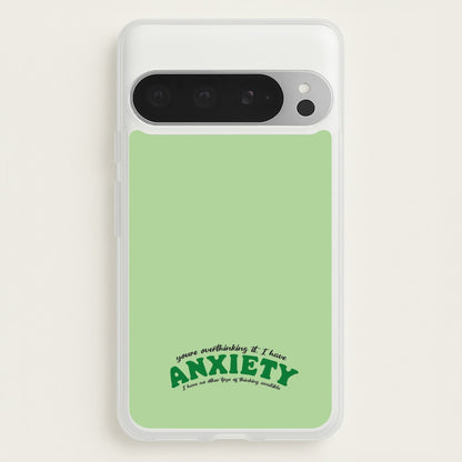 You're Overthinking It  - BookTok Phone Case for Google Pixel 9 Pro XL