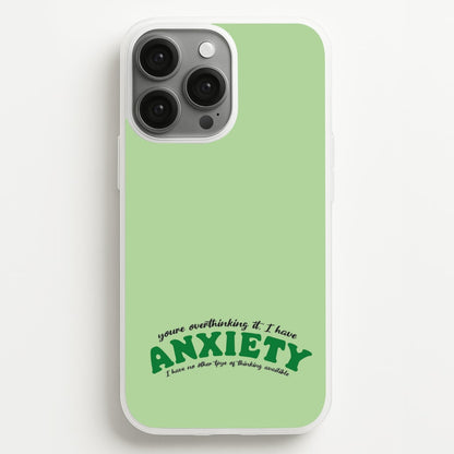 You're Overthinking It  - BookTok Phone Case for iPhone 13 Pro Max