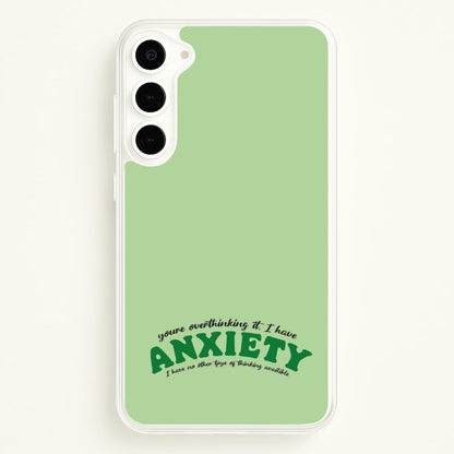 You're Overthinking It  - BookTok Phone Case for Galaxy S23 Plus
