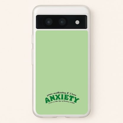 You're Overthinking It  - BookTok Phone Case for Google Pixel 8a