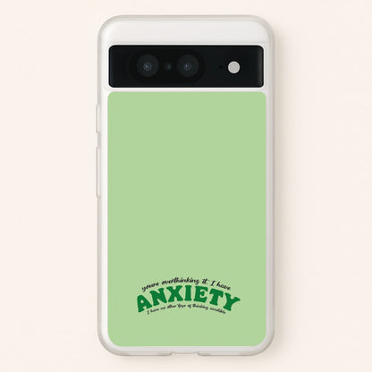 You're Overthinking It  - BookTok Phone Case for Google Pixel 8