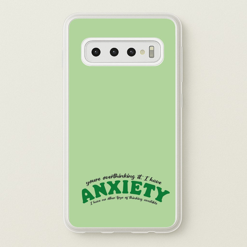 You're Overthinking It  - BookTok Phone Case for Galaxy S10