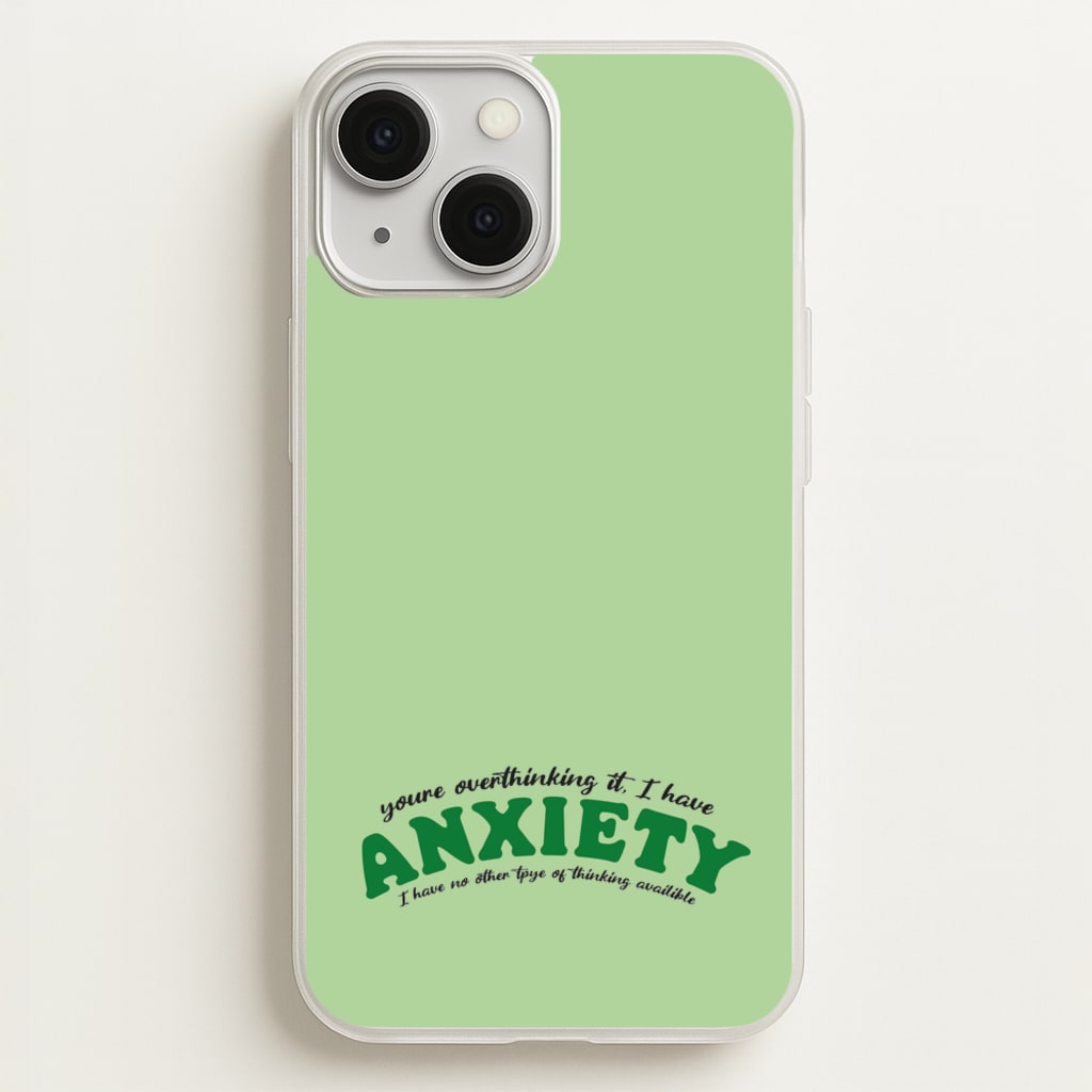 You're Overthinking It  - BookTok Phone Case for iPhone 13 Mini