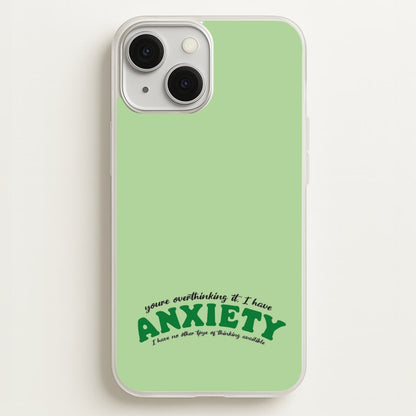 You're Overthinking It  - BookTok Phone Case for iPhone 13 Mini