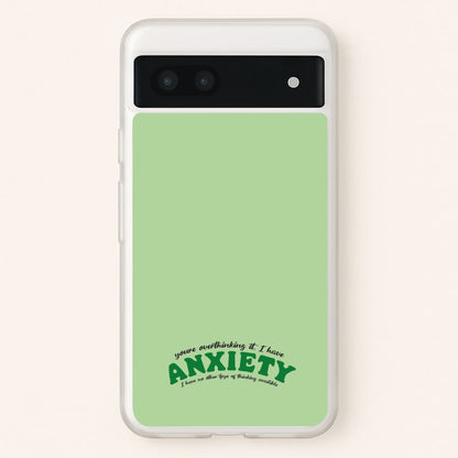 You're Overthinking It  - BookTok Phone Case for Google Pixel 6a