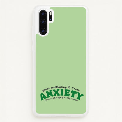 You're Overthinking It  - BookTok Phone Case for Huawei P30 Pro