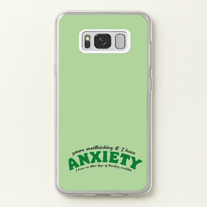 You're Overthinking It  - BookTok Phone Case for Galaxy S8