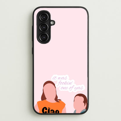 It Was Fookin' One Of Yas - British Pop Culture  - British Pop Culture Phone Case for Galaxy A16