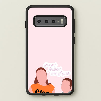 It Was Fookin' One Of Yas - British Pop Culture  - British Pop Culture Phone Case for Galaxy S10 Plus