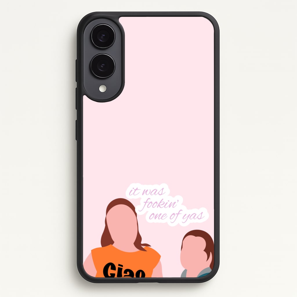 It Was Fookin' One Of Yas - British Pop Culture  - British Pop Culture Phone Case for Galaxy S25 Edge