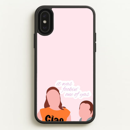 It Was Fookin' One Of Yas - British Pop Culture  - British Pop Culture Phone Case for iPhone XS Max