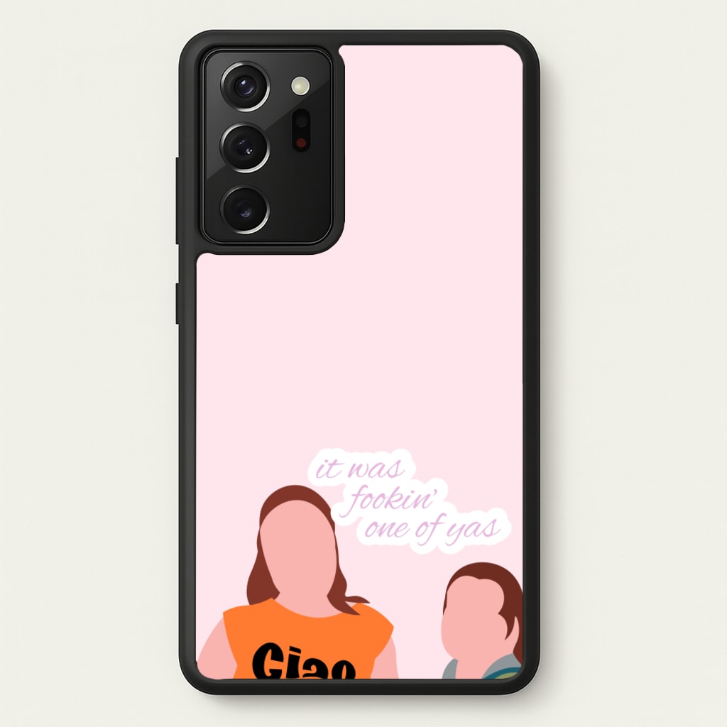 It Was Fookin' One Of Yas - British Pop Culture  - British Pop Culture Phone Case for Galaxy Note 20 Ultra