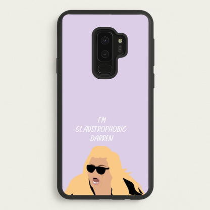 I'm Claustrophobic Darren - British Pop Culture  - British Pop Culture Phone Case for Galaxy S9 Plus