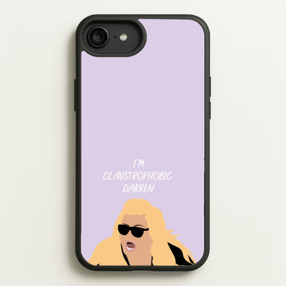 I'm Claustrophobic Darren - British Pop Culture  - British Pop Culture Phone Case for iPhone 6 Plus / 7 Plus / 8 Plus
