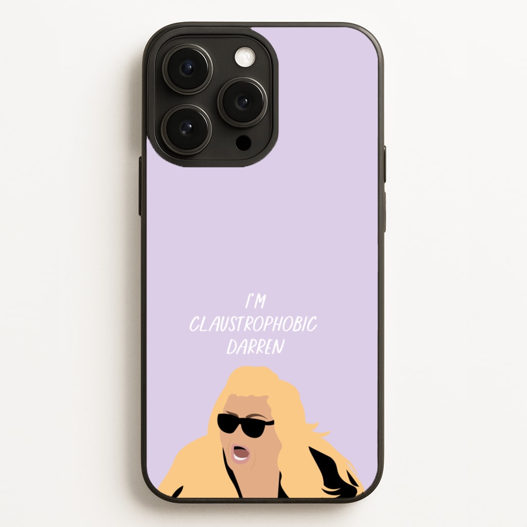 I'm Claustrophobic Darren - British Pop Culture  - British Pop Culture Phone Case for iPhone 12 Pro Max
