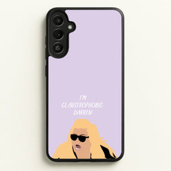I'm Claustrophobic Darren - British Pop Culture  - British Pop Culture Phone Case for Galaxy A34